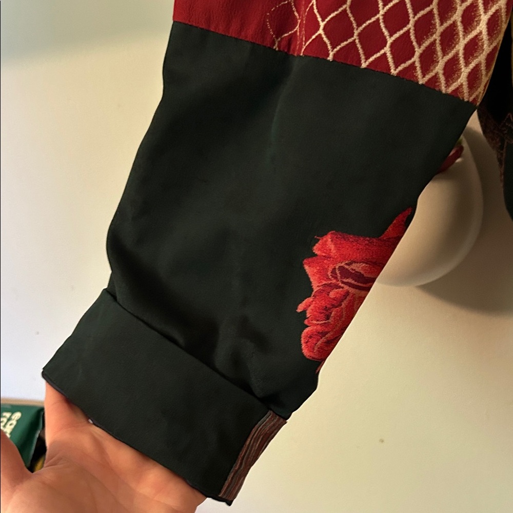 Patchwork Blazer - Multicolor - image 6